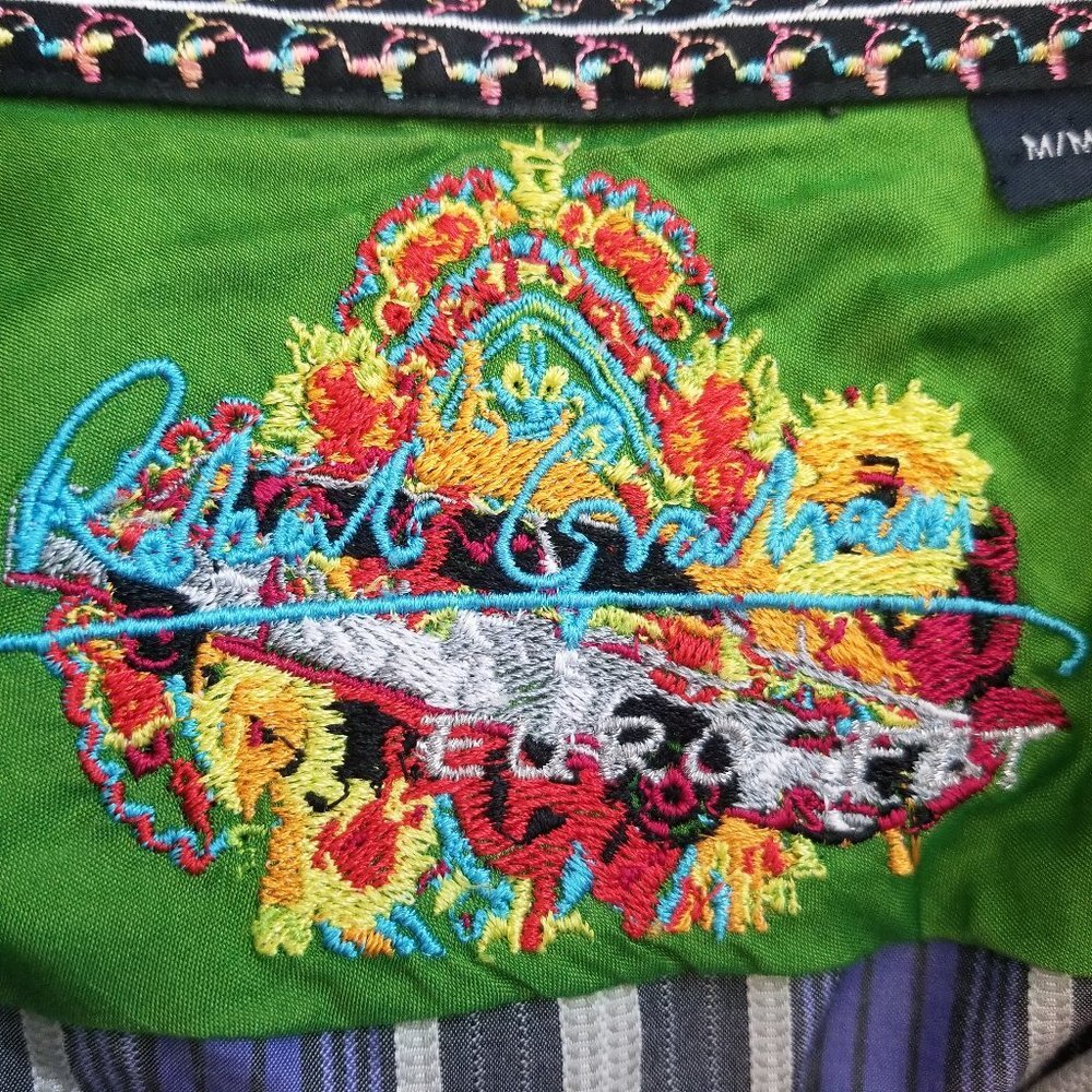 Robert Graham | Euro Fit Striped Long Sleeve M - Picture 4 of 11